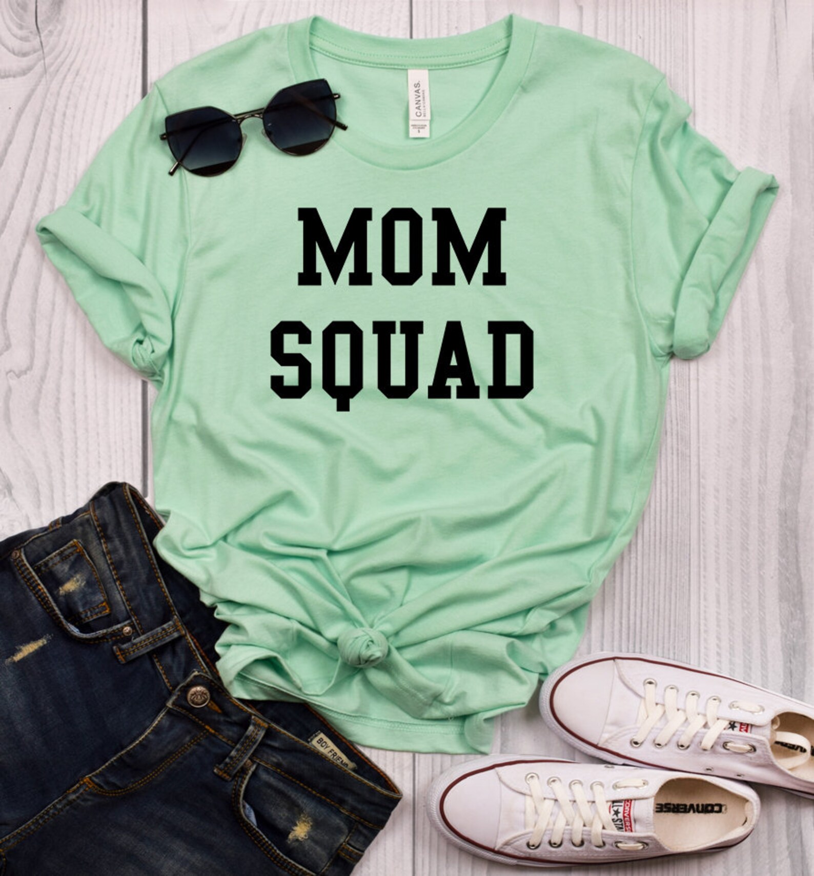 Mom Squad Shirt Mom Squad Tee Mother’s Day Shirt | Etsy