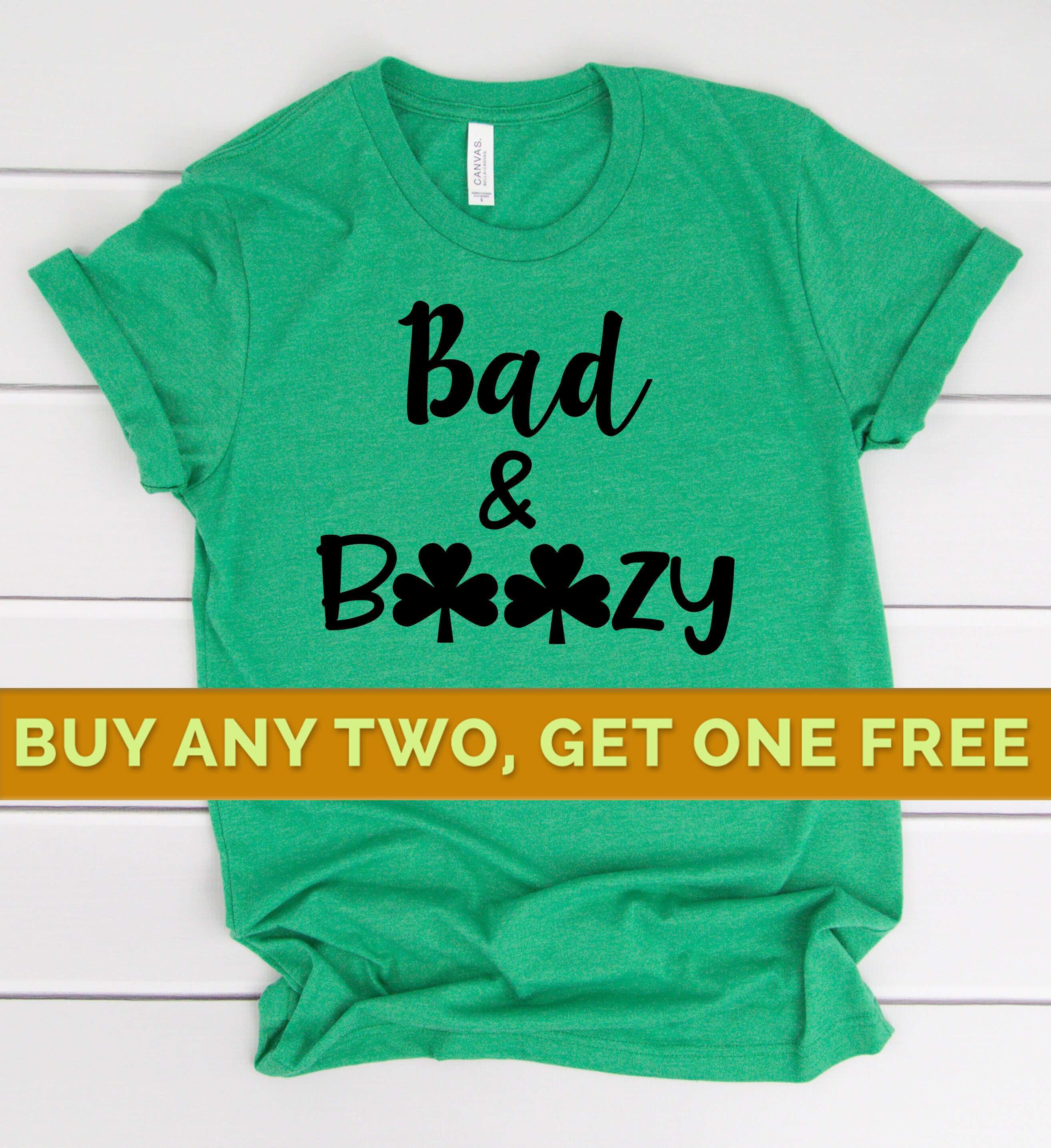 bad and boozy st pattys day shirt