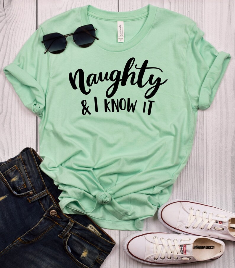 Naughty Shirt Naughty List Shirt Funny Christmas Shirts Etsy