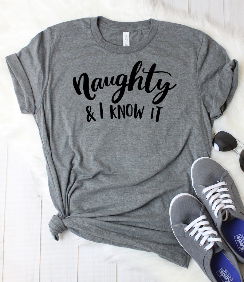 Naughty Shirt Naughty List Shirt Funny Christmas Shirts Etsy