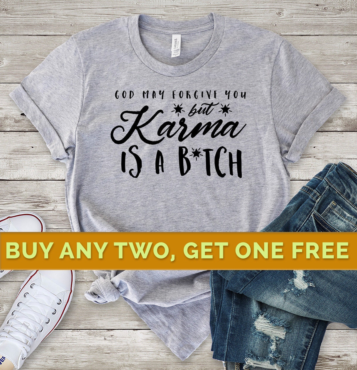 Karma Shirt Karma Tshirts Karma is a Bitch Funny Shirts Etsy