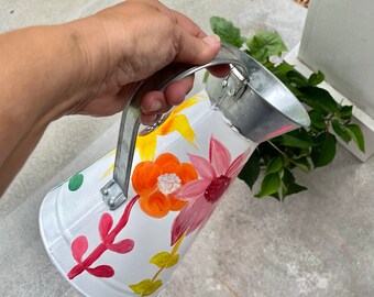 Wildflower Watering Can Pitcher
