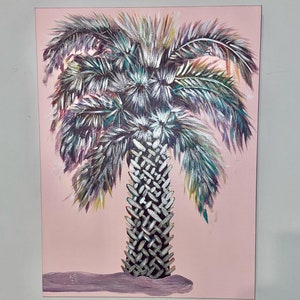 Palmetto Tree Painting Original 18 by 24 or 24 by 36 on image 2