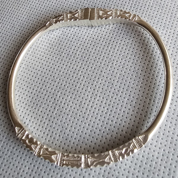 Bracelet dit "vangovango" en argent