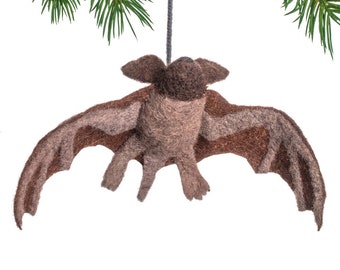 Felt Ornament, Bat, Felt Christmas Ornament, Home Decor