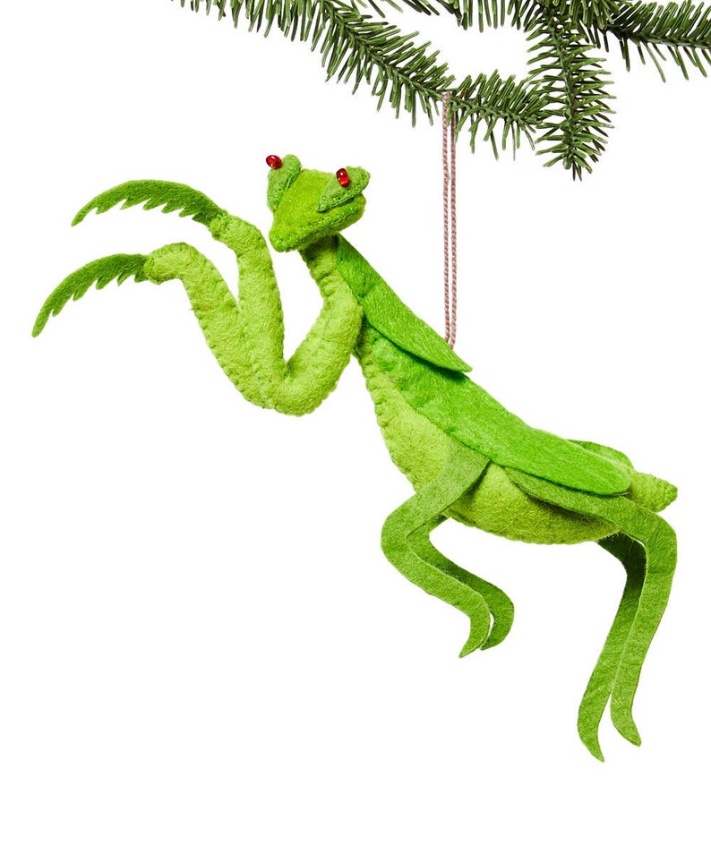 Praying Mantis Christmas Ornament 