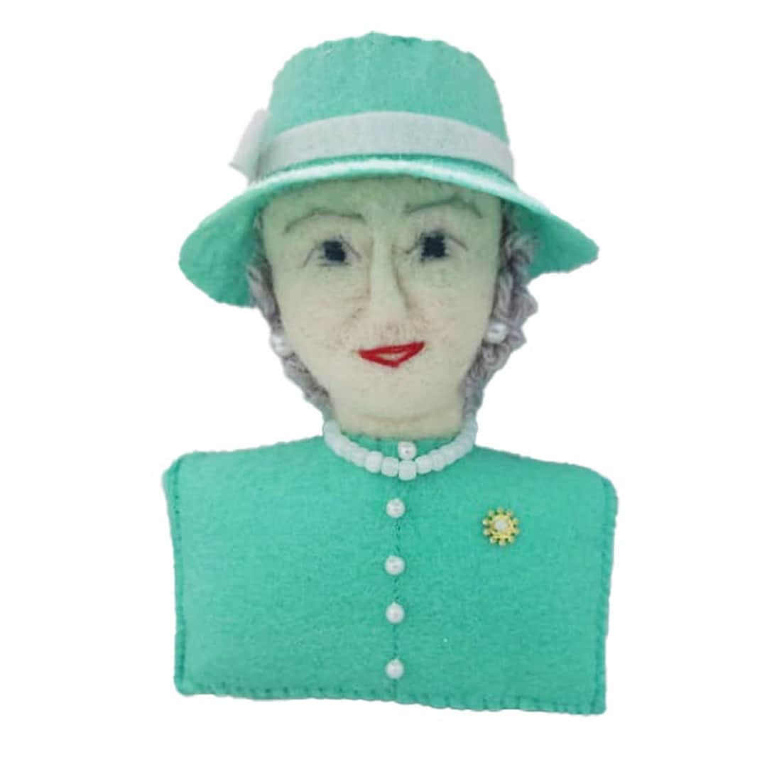 Felt Paperweight Paperweight Queen Elizabeth Paperweight Etsy