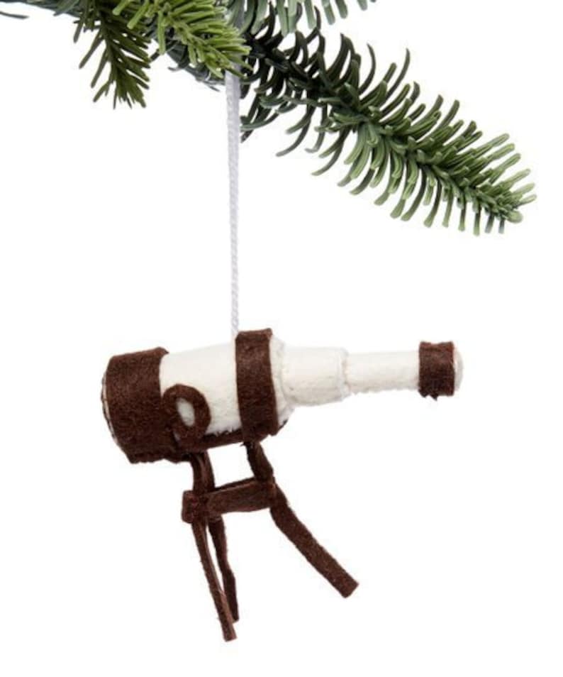 Felt Ornament, Telescope, Felt Christmas Ornament Etsy