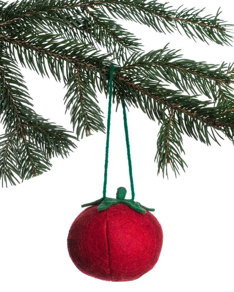 Tomato Christmas Ornament 