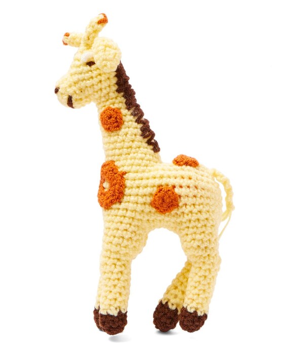 giraffe baby rattle