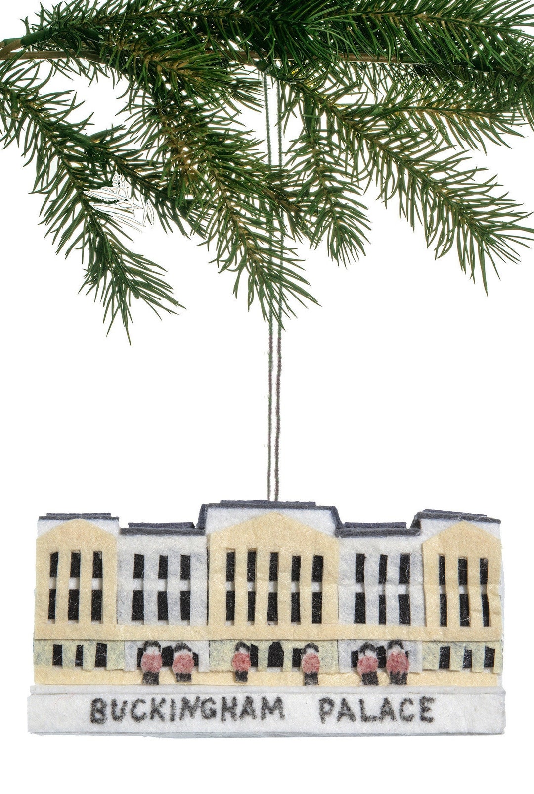 Felt Ornament, Buckingham Palace, Felt Christmas Ornament, Royal Family