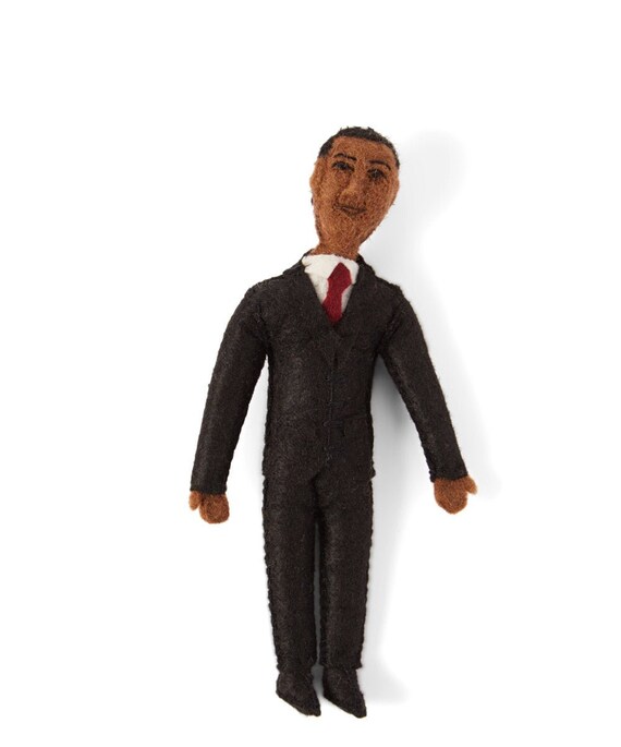 Filz Ornament Barack Obama Prasident Obama Filz Etsy