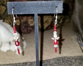 Red Angel earrings