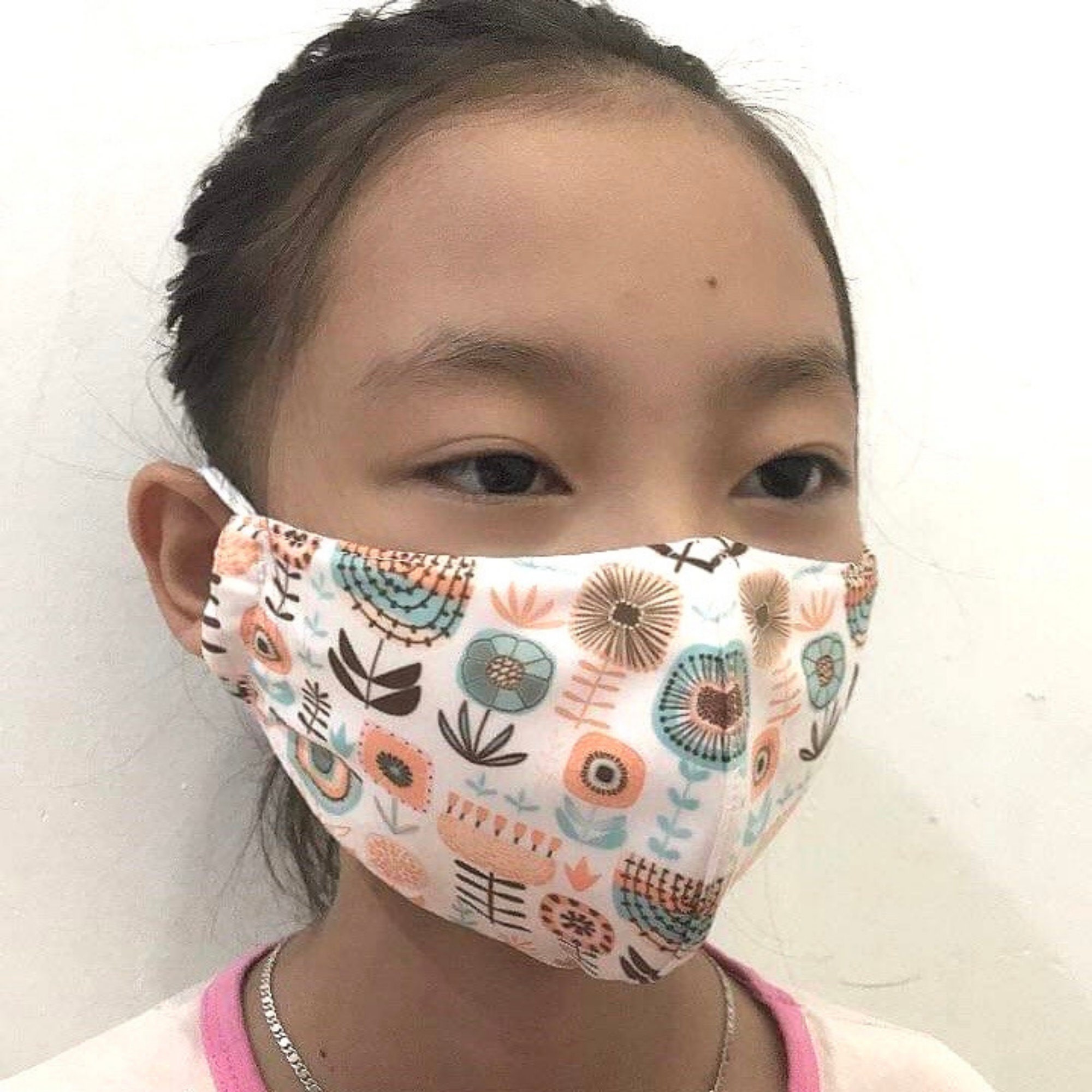 Cute Face Mask for Girl Children Face Mask With Adjustable Etsy