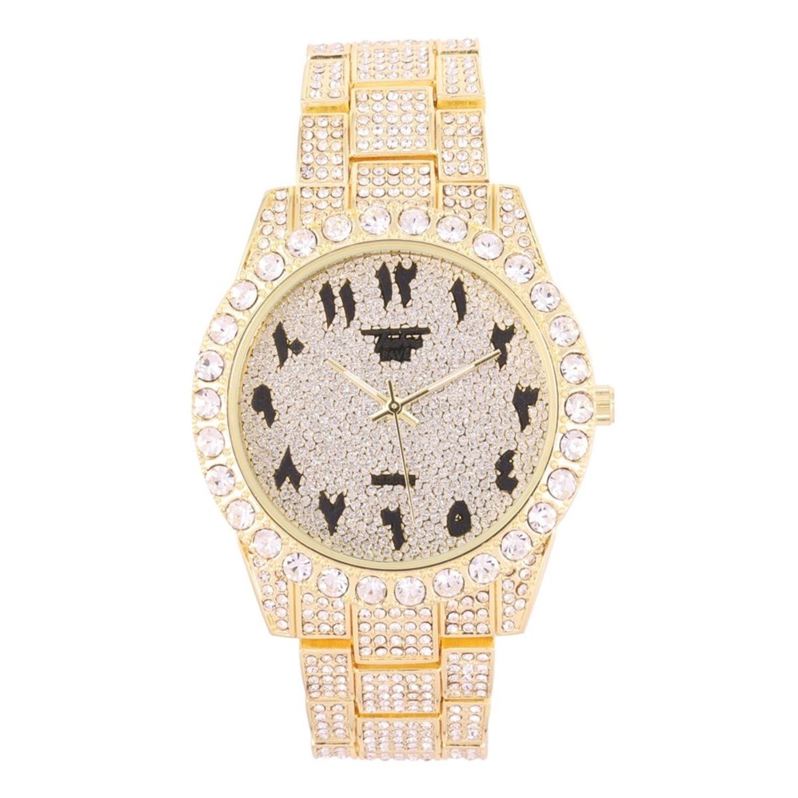 cubic zirconia iced out watch