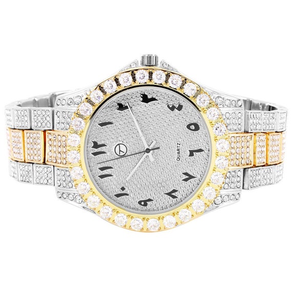 iced out cubic zirconia watches