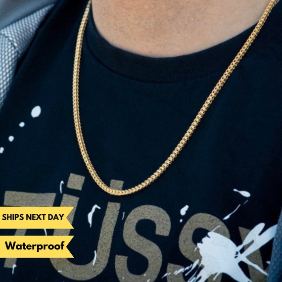 3mm Franco Chain Necklace Stainless 