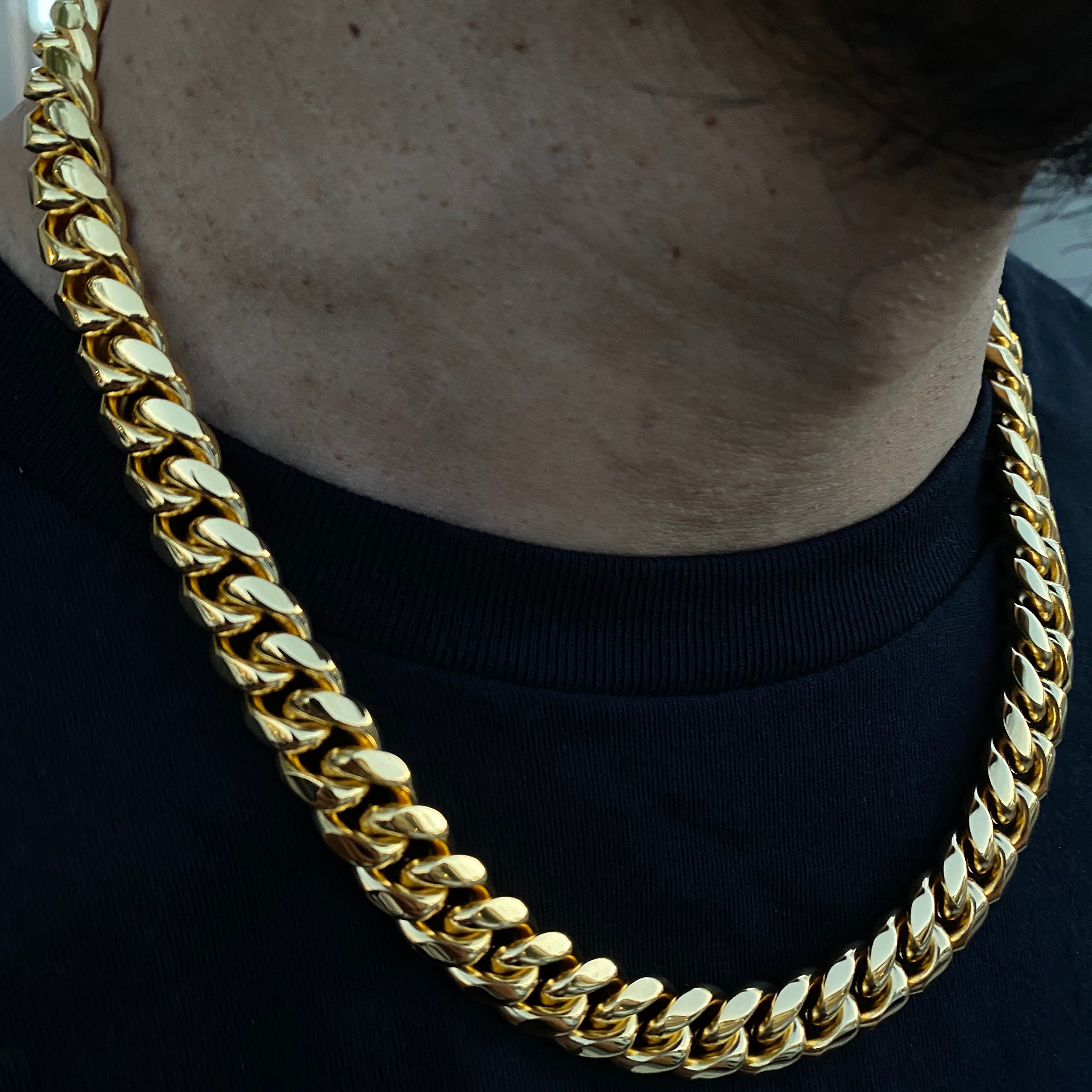 12MM Stainless Steel Cuban Link Chain 