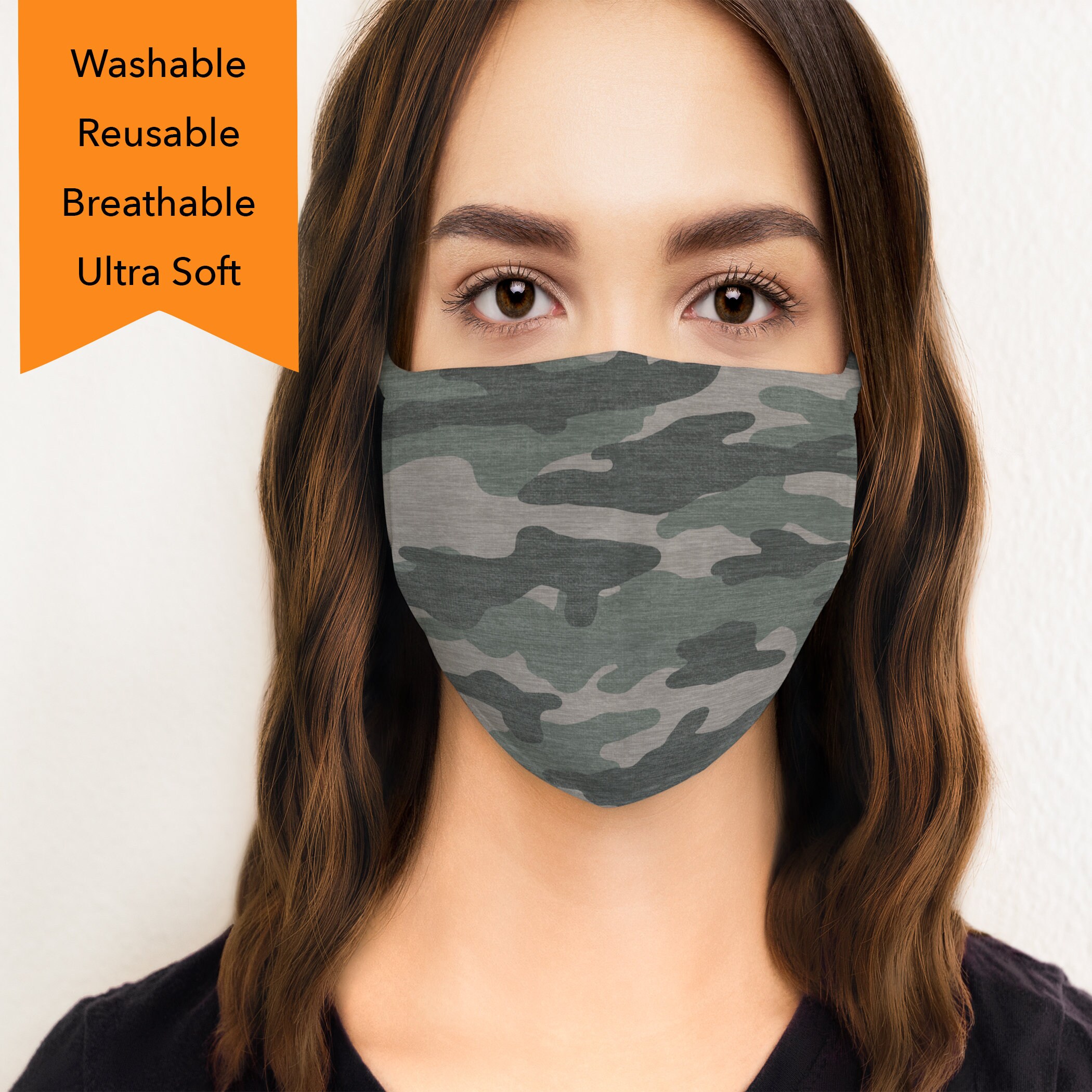 Camo Face Mask for Kids Children Face Mask Adjustable Face Etsy
