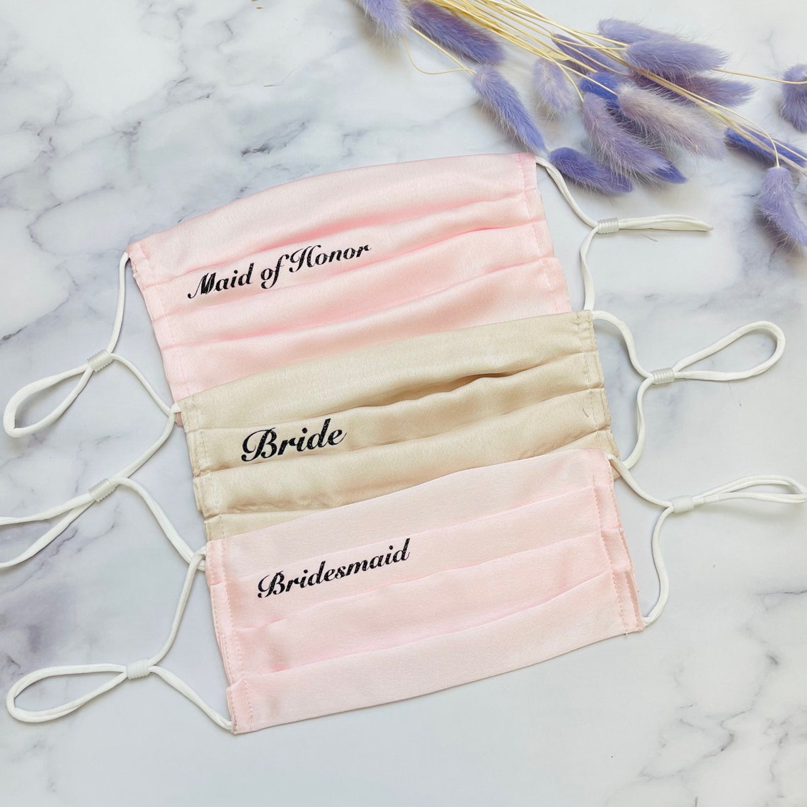 Ivory Face Mask Wedding Face Mask with Filter Pocket Satin Etsy