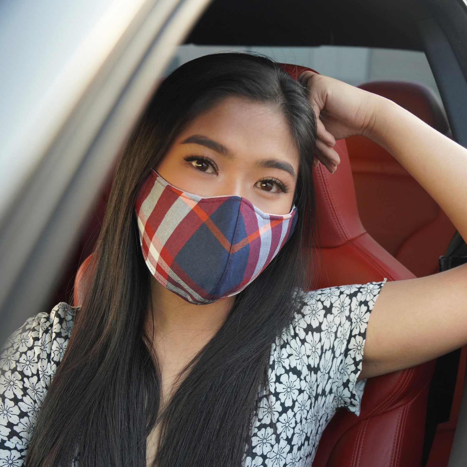 Polka Dot Face Mask Womens Face Mask Reusable Facemask Etsy