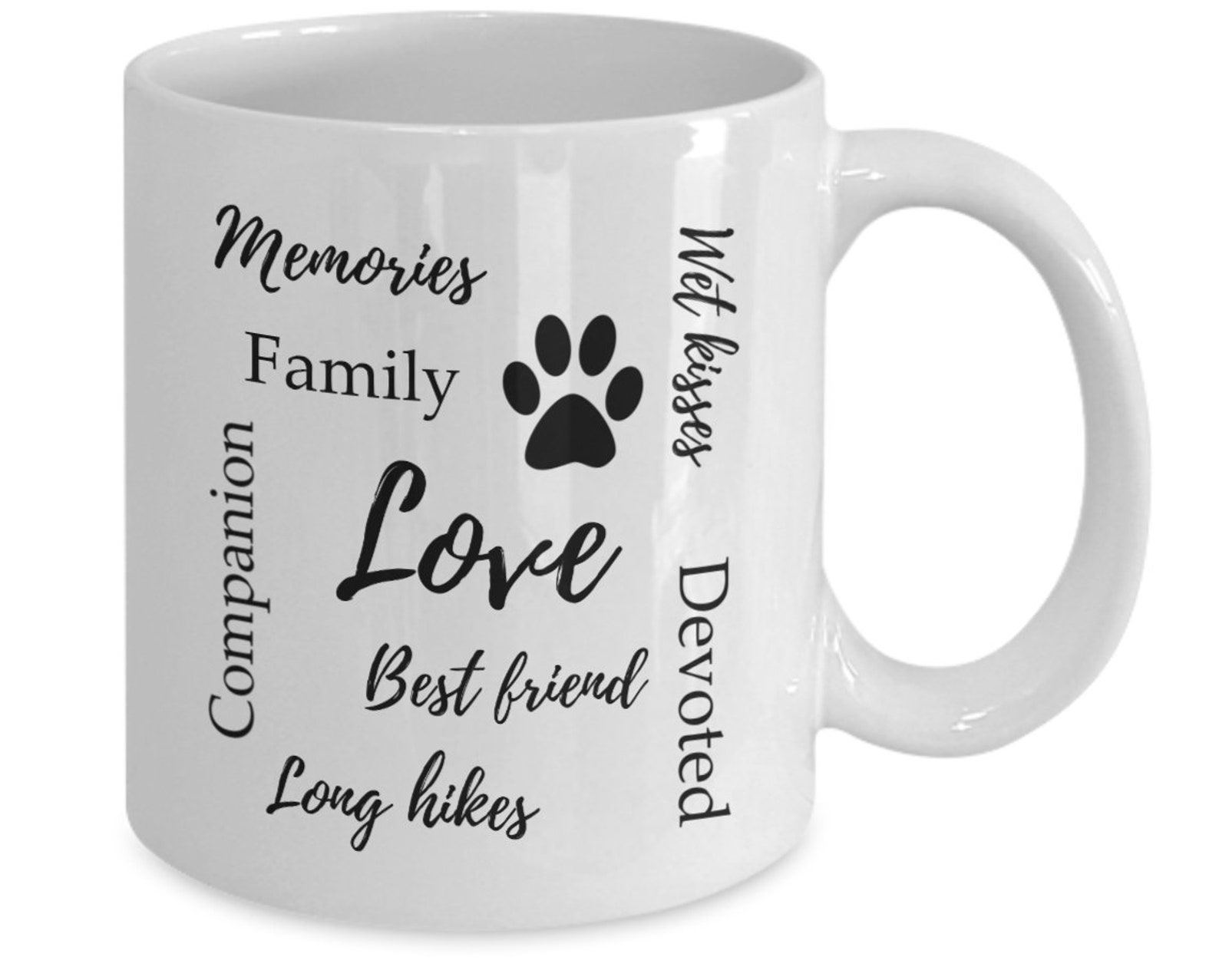 Custom Dog or pet memorial photo mug personalized dog loss Etsy