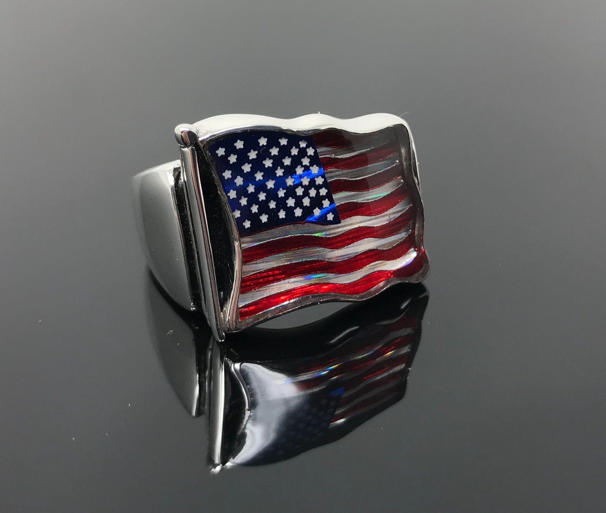 American Flag Ring Etsy Singapore