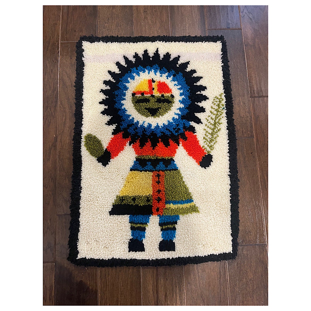 1970s Kachina Latch Hook / Vintage Latch Hook Etsy