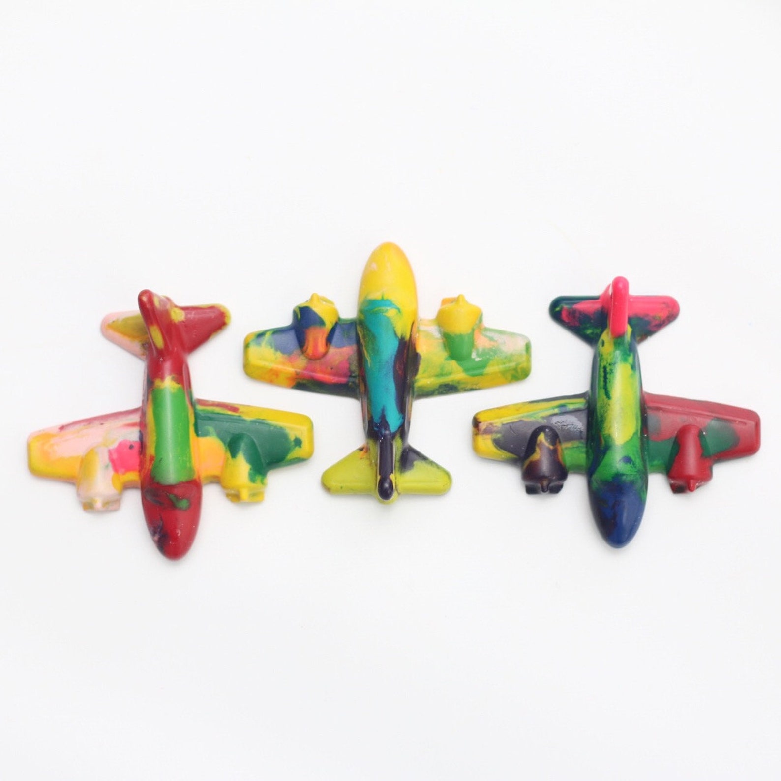 3D Large Airplane Crayons Etsy