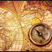 Old World Map and Compass Counted Cross Stitch Patterns Printable Chart ...