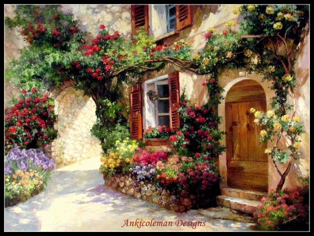 Dovme Hakkinda Ayet - Counted Cross Stitch Patterns - Printable
