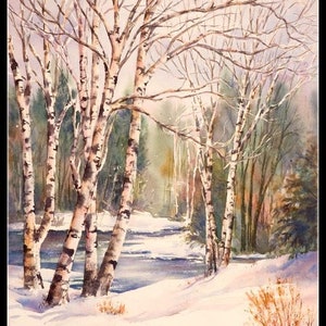 Birch River - Counted Cross Stitch Patterns - Printable Chart PDF Format Needlework Embroidery Crafts DIY DMC color