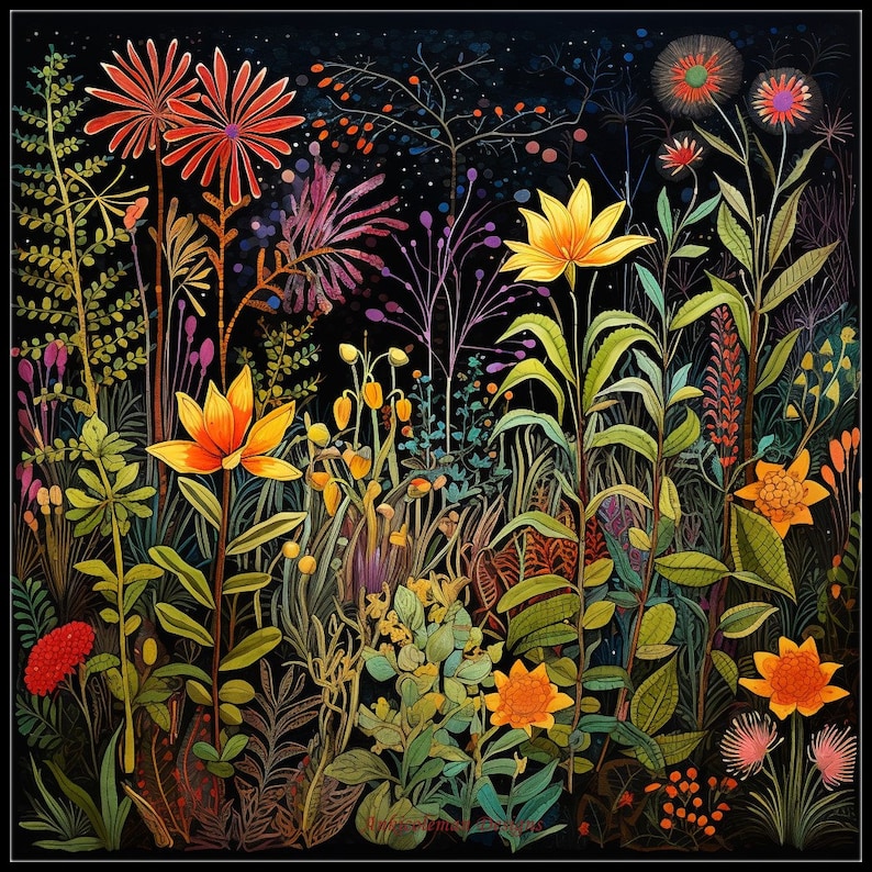 Garden View - Counted Cross Stitch Patterns - Printable Chart PDF ...