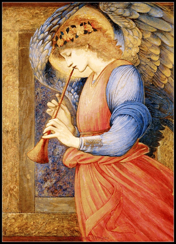 Counted Cross Stitch Patterns Printable Chart PDF Format Needlework Embroidery Crafts DIY DMC color Angel Baby
