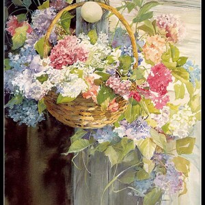 Deurbloemen - Getelde kruissteekpatronen - Afdrukbare grafiek PDF-formaat Handwerken Borduren Ambachten DIY DMC-kleur
