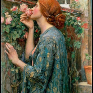 El alma de la rosa - Patrones de punto de cruz contados - Gráfico imprimible Formato PDF Costura Bordado Artesanía DIY DMC color