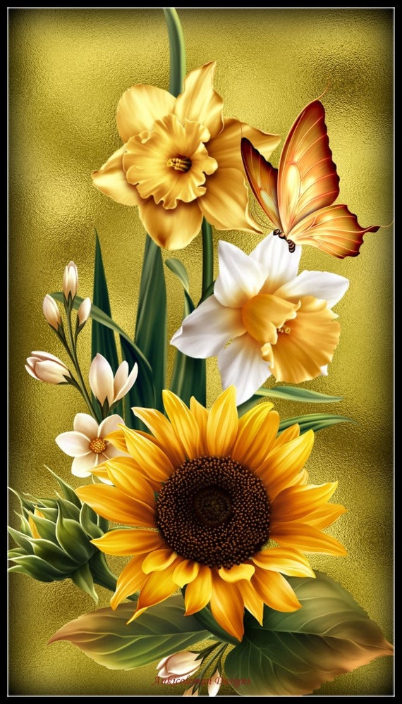 Sunflower Butterfly 2 Counted Cross Stitch Patterns - Etsy Sunflower Butterfly 2 Counted Cross Stitch Patterns - Etsy