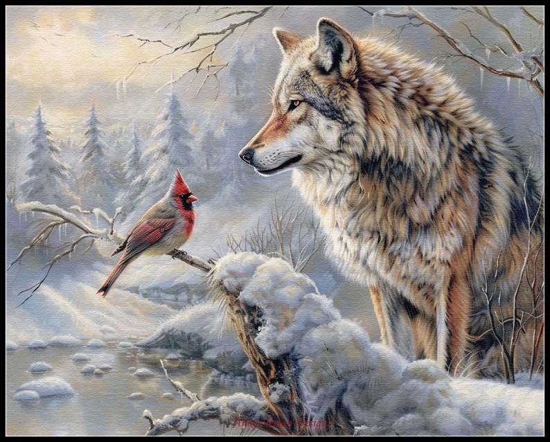 Whispers in the Snow Counted Cross Stitch Patterns Printable Chart PDF ...