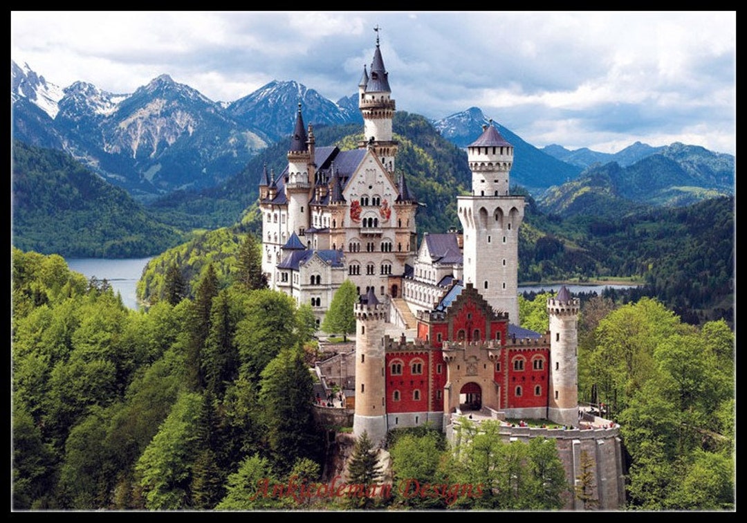 Neuschwanstein Castle, Bavaria - Counted Cross Stitch Patterns ...