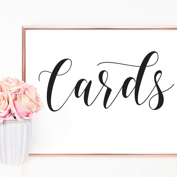 Cards Box Sign - Etsy