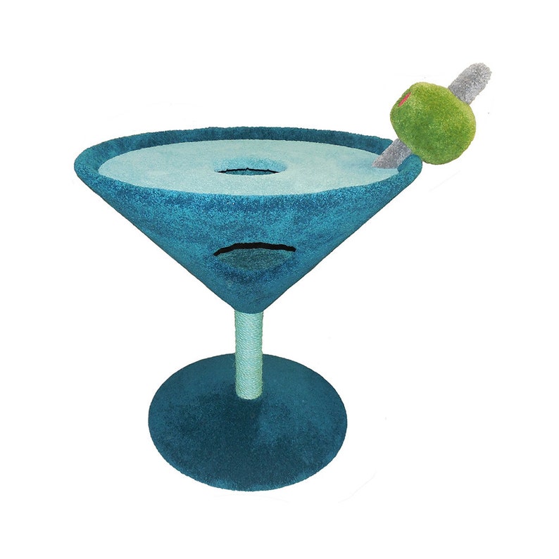 Martini Cat Condo Etsy
