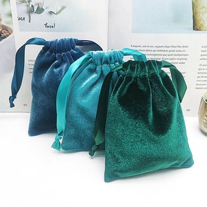 7 colors Jewelry Pouches, Velvet Gift Bags, Custom Drawstring Bags, Party Favor Bags, Jewelry Packaging Pouch, Jewelry bags, Wedding Pouches
