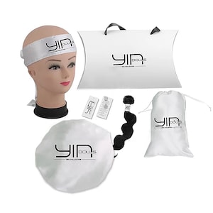 Custom Hair Bags, Hair Bonnet, Wig Edge Wrap, Wig Labels, Wig Tags, Hair Packaging Bags, Hair Bundles Bags, Wholesale with logo