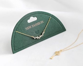 Cartões de exibição de pulseira personalizados, cartões de colar em arco, cartões de exibição de joias, cartões de pulseira personalizados, cartões de corrente de tornozeleira, cartões de joias personalizados