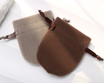 1-200 Velvet Drawstring Pouch,Ribbon drawstring pouch jewelry packaging,Round bottom drawstring pocket, Wedding Gift favor, gift bag