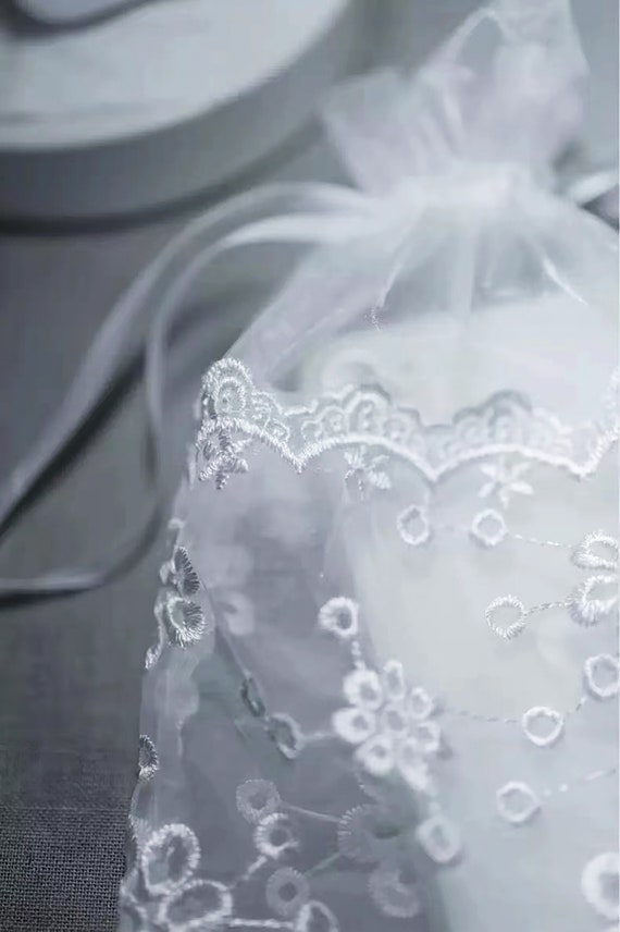 100 Sacchetti In Organza 10x15 Cm Per Bomboniere E Regali – Trasparenti, Con Cordino, Matrimoni E Feste