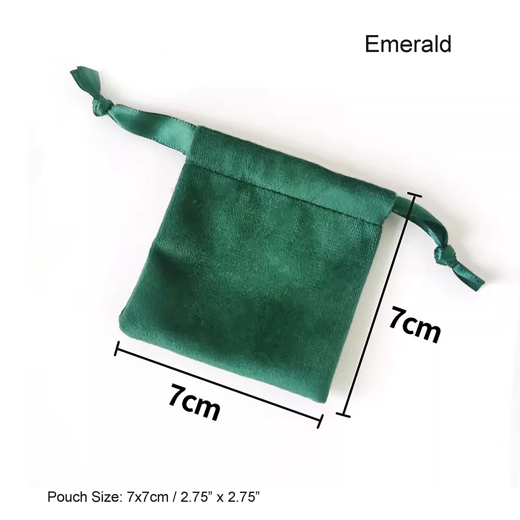 1-500 Silky Velvet Jewelry Pouch 7x7cm, Soft Drawstring Bags for Small ...