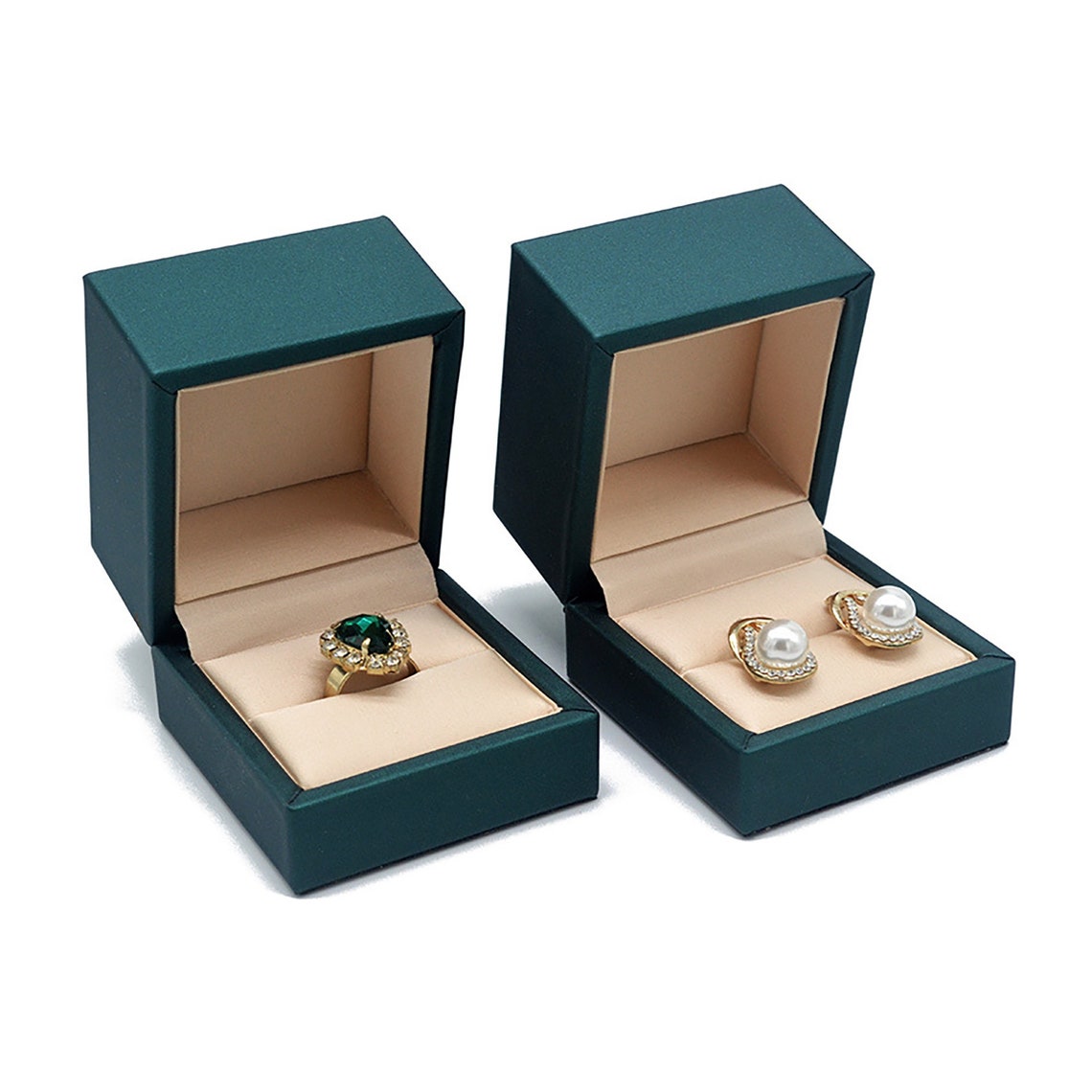 Luxury Green Jewelry Box Packaging Jewelry Gift Box Jewelry Etsy
