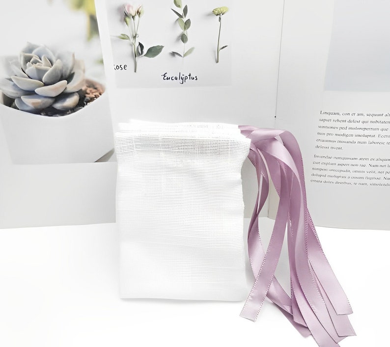 Ribbon Drawstring Bags, Cotton Bags Custom Logo, Gift Bags, Product ...
