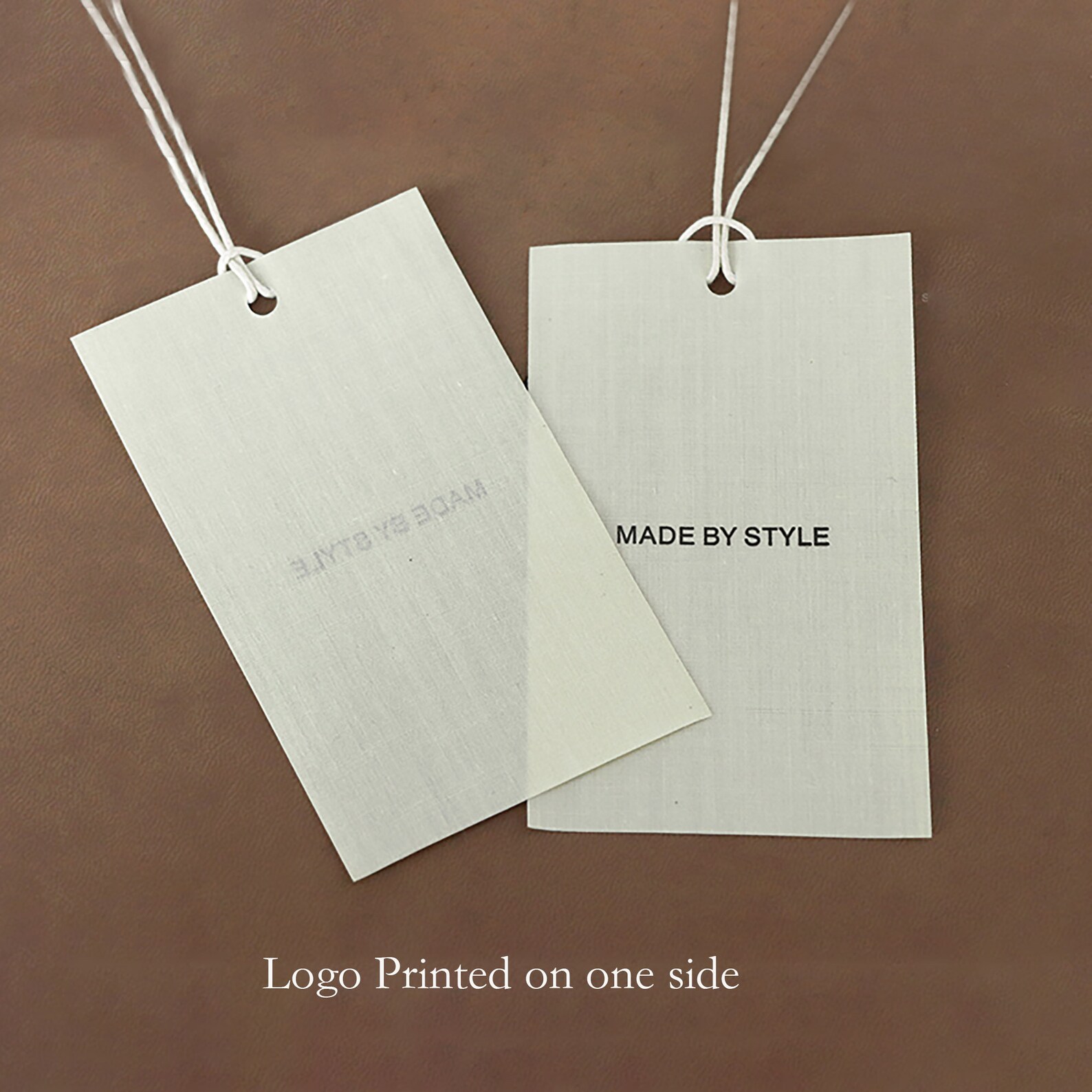 Custom Clothing Hang Tag With String Printed Cotton Hang Etsy